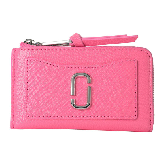 MARC JACOBS The Utility Snapshot Coin Case Leather Pink - Picture 1 of 9